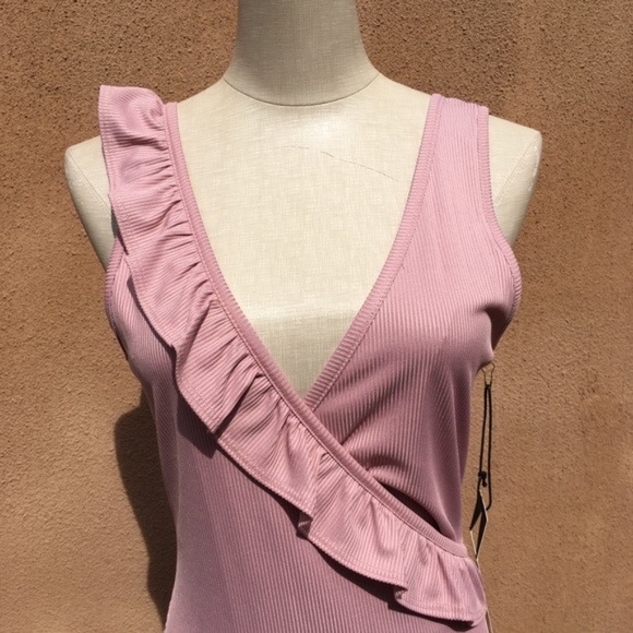 Emory Park NWT Maxi Dust Pink Dress Sz M - Picture 5 of 7